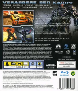 Transformers 3 : La Face Cachée de la Lune dos