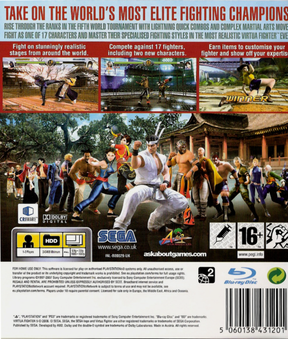 Virtua Fighter 5 - Dos