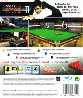 WSC Real 09 - World Snooker Championship - Dos
