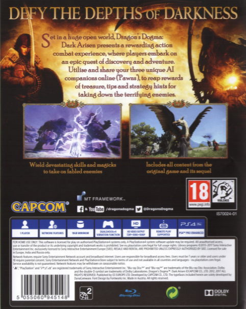 Dragon's Dogma - Dark Arisen - Dos