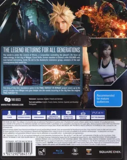 Final Fantasy 7 - Remake dos