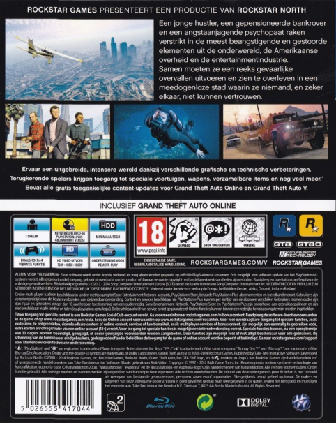 Grand Theft Auto 5 dos