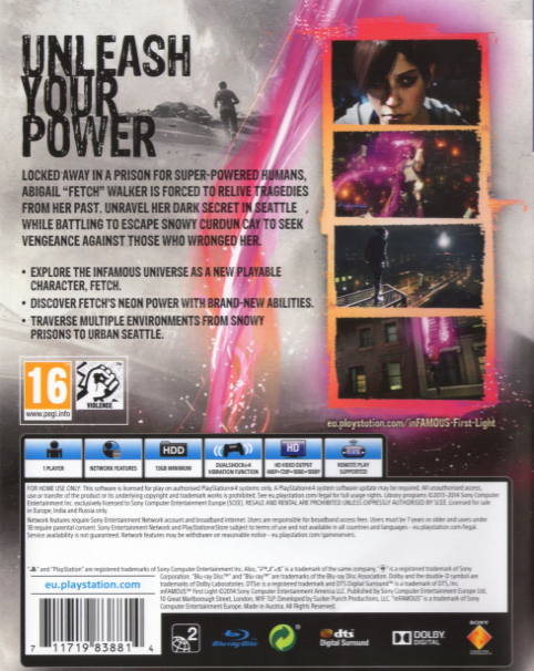 inFAMOUS - First Light dos