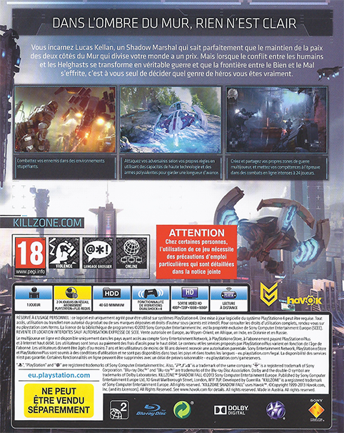 Killzone Shadow Fall - Dos