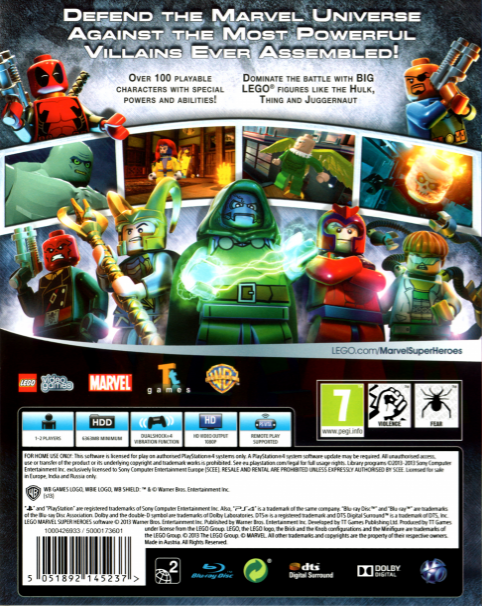 LEGO Marvel Super Heroes dos