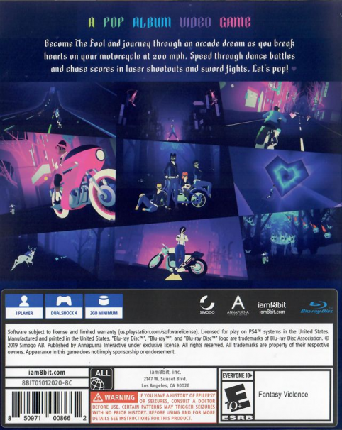 Sayonara Wild Hearts - Dos