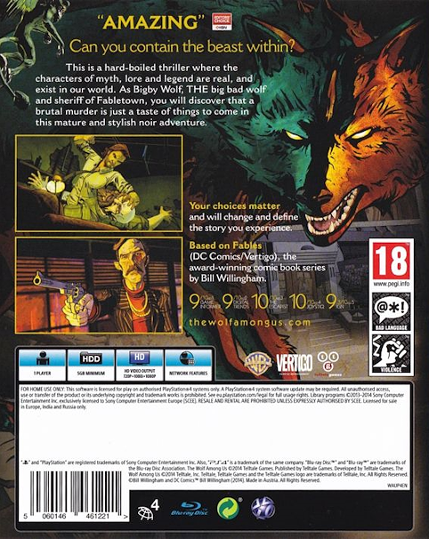 The Wolf Among Us dos