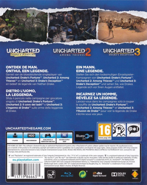Uncharted: The Nathan Drake Collection dos