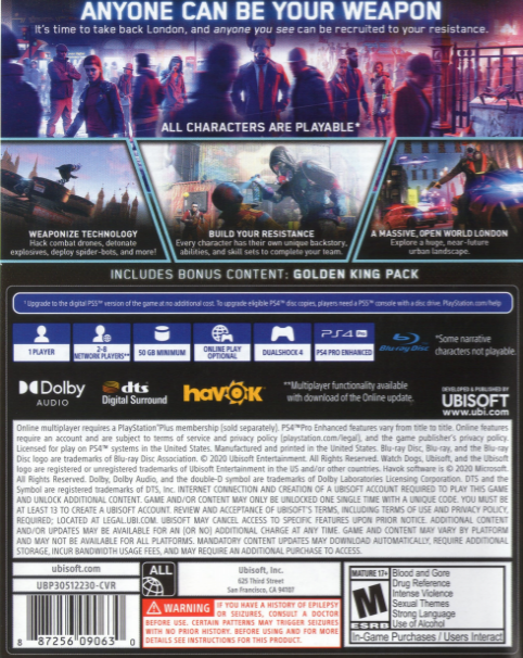 Watch Dogs - Legion dos