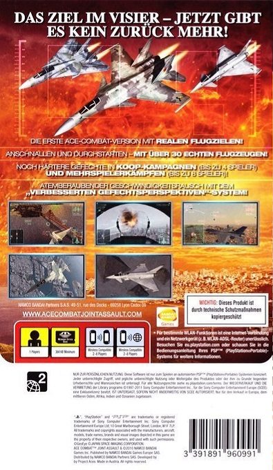 Ace Combat : Joint Assault - Dos