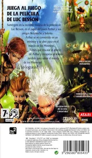 Arthur Et Les Minimoys - Dos