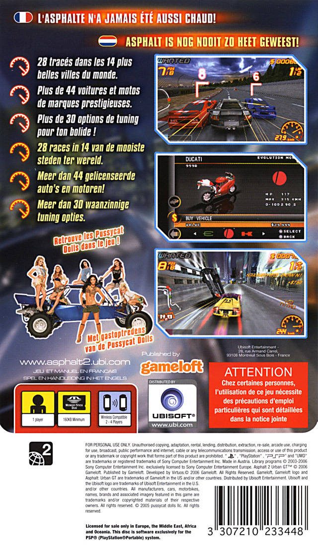 Asphalt - Urban Gt 2 - Dos