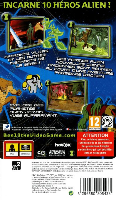 Ben 10 : Alien Force, Vilgax Attacks - Dos