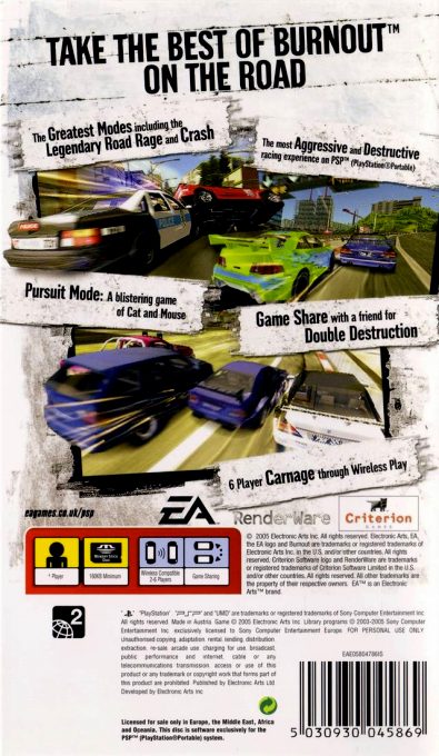 Burnout Legends - Dos