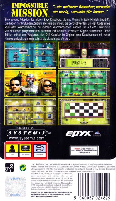 Impossible Mission dos