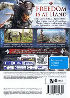 Assassin's Creed III : Liberation - Dos