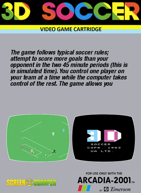 3d Soccer - Dos