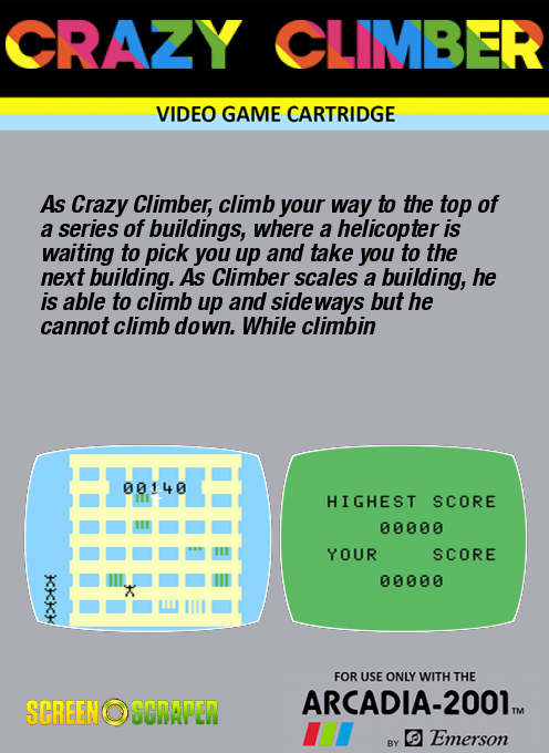 Crazy Climber - Dos