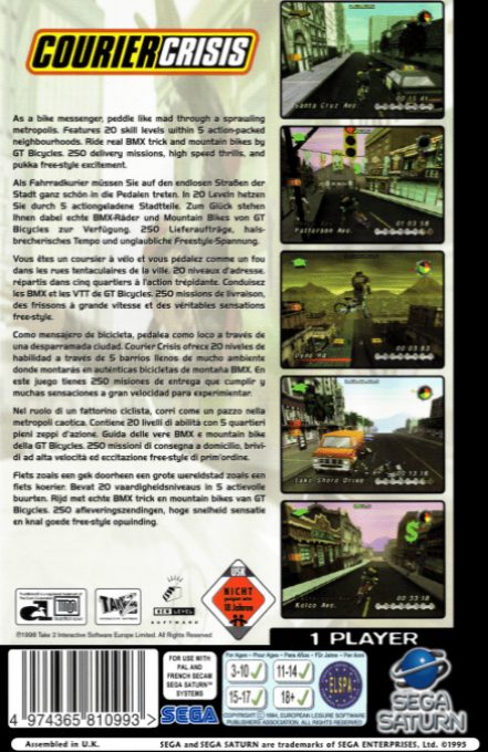 Courier Crisis : The Saga of the Modern Fatalist - Dos