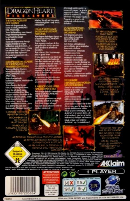 DragonHeart : Fire & Steel - Dos
