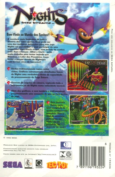 NiGHTS into Dreams - Dos