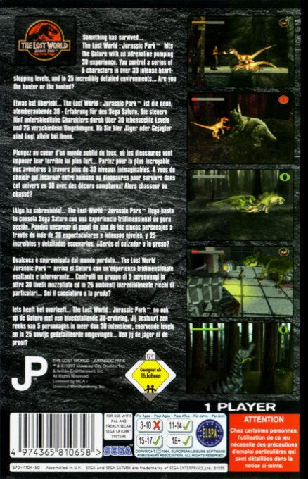 The Lost World : Jurassic Park - Dos