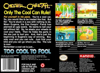 Chester Cheetah : Too Cool to Fool - Dos