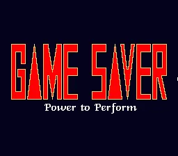 Game Saver