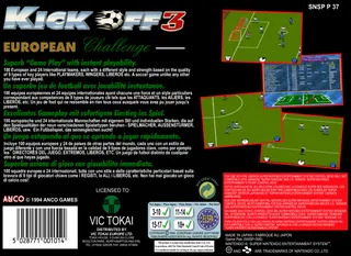 Kick Off 3 - European Challenge - Dos