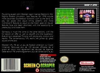 Madden NFL 98 - Dos