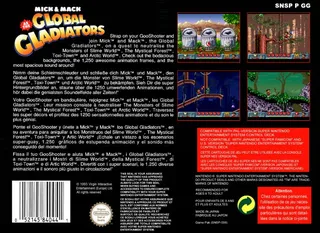 Mick & Mack as the Global Gladiators - Dos