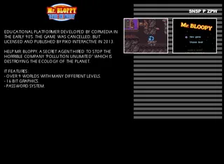 Mr. Bloopy - Saves the World - Dos