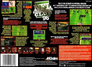 NFL Quarterback Club 96 - Dos