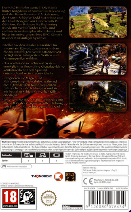 Kingdoms of Amalur : Re-Reckoning - Dos