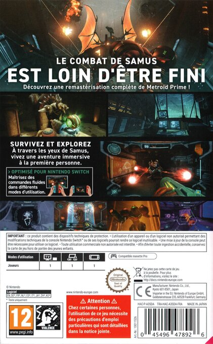 Metroid Prime Remastered - Dos