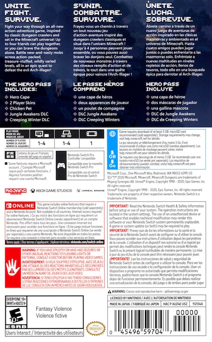 Minecraft Dungeons (Hero Edition) - Dos