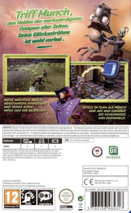 Oddworld: Munch's Oddysee - Dos