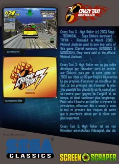 Crazy Taxi High Roller - Dos