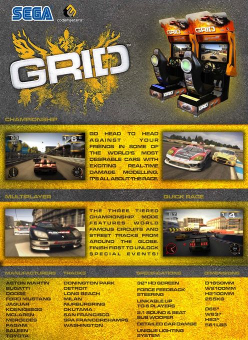 Race Driver : GRID - Dos