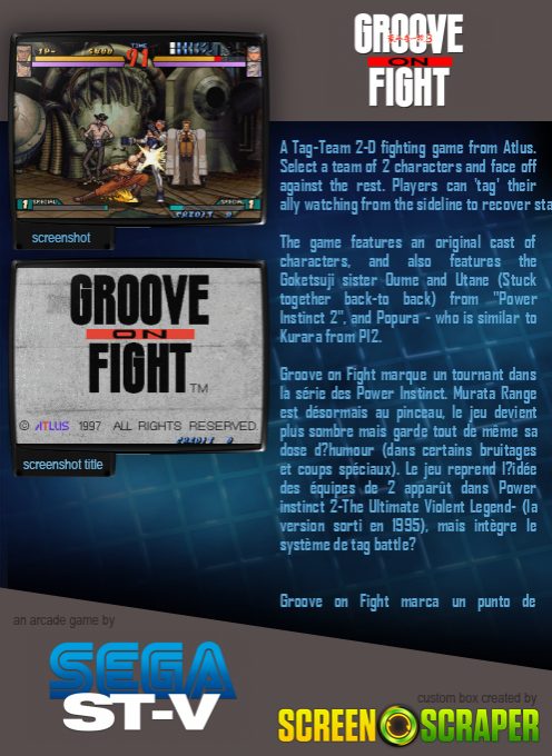 Groove on Fight - Gouketsuji Ichizoku 3 dos