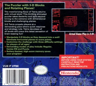 3-D Tetris - Dos
