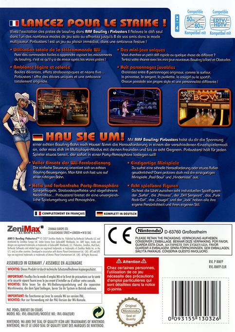 AMF Bowling Pinbusters! - Dos