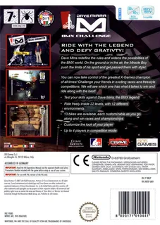 Dave Mirra Bmx Challenge - Dos