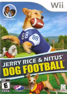Jerry Rice And Nitus' Dog Football