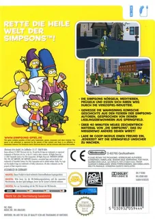 Les Simpson : Le Jeu - Dos