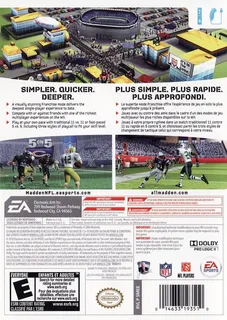 Madden NFL 11 - Dos