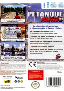Pétanque Master - Dos