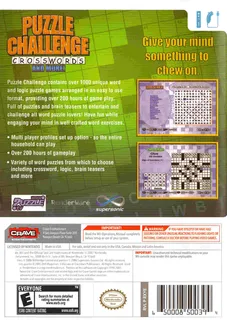 Puzzle Challenge - Crosswords and More! dos