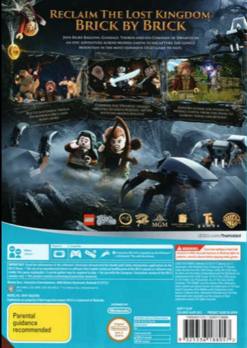 LEGO Le Hobbit - Dos