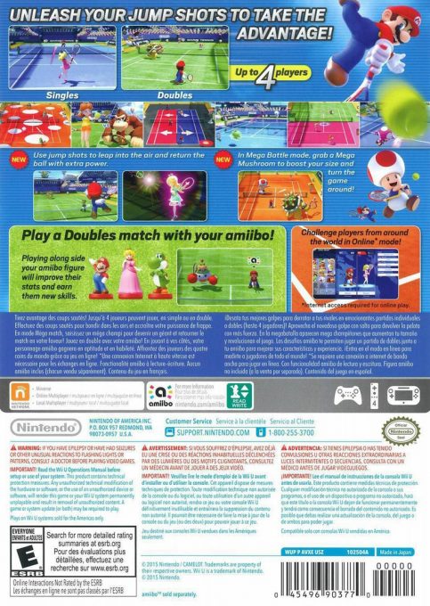 Mario Tennis Ultra Smash - Dos